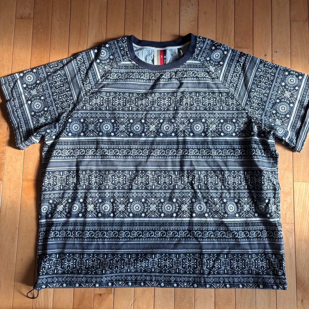 Kith Morrocan Print Seersucker Shirt size 2XL